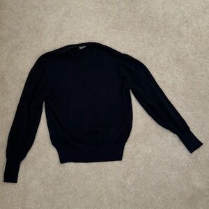 Hermès Vintage Navy Blue Men’s Round Neck Sweater